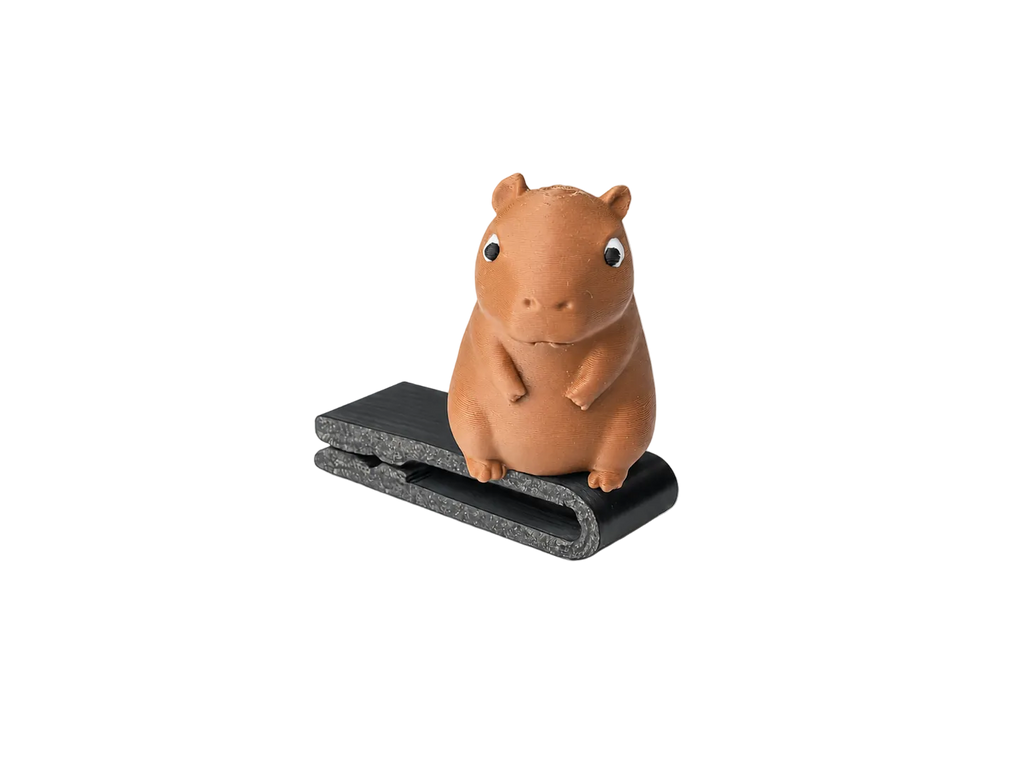 Crystal the Capybara BrimPets™ Hat Clip | Hat Accessory