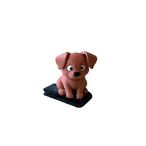 Jeffrey the Dog BrimPets™ Hat Clip | Hat Accessory
