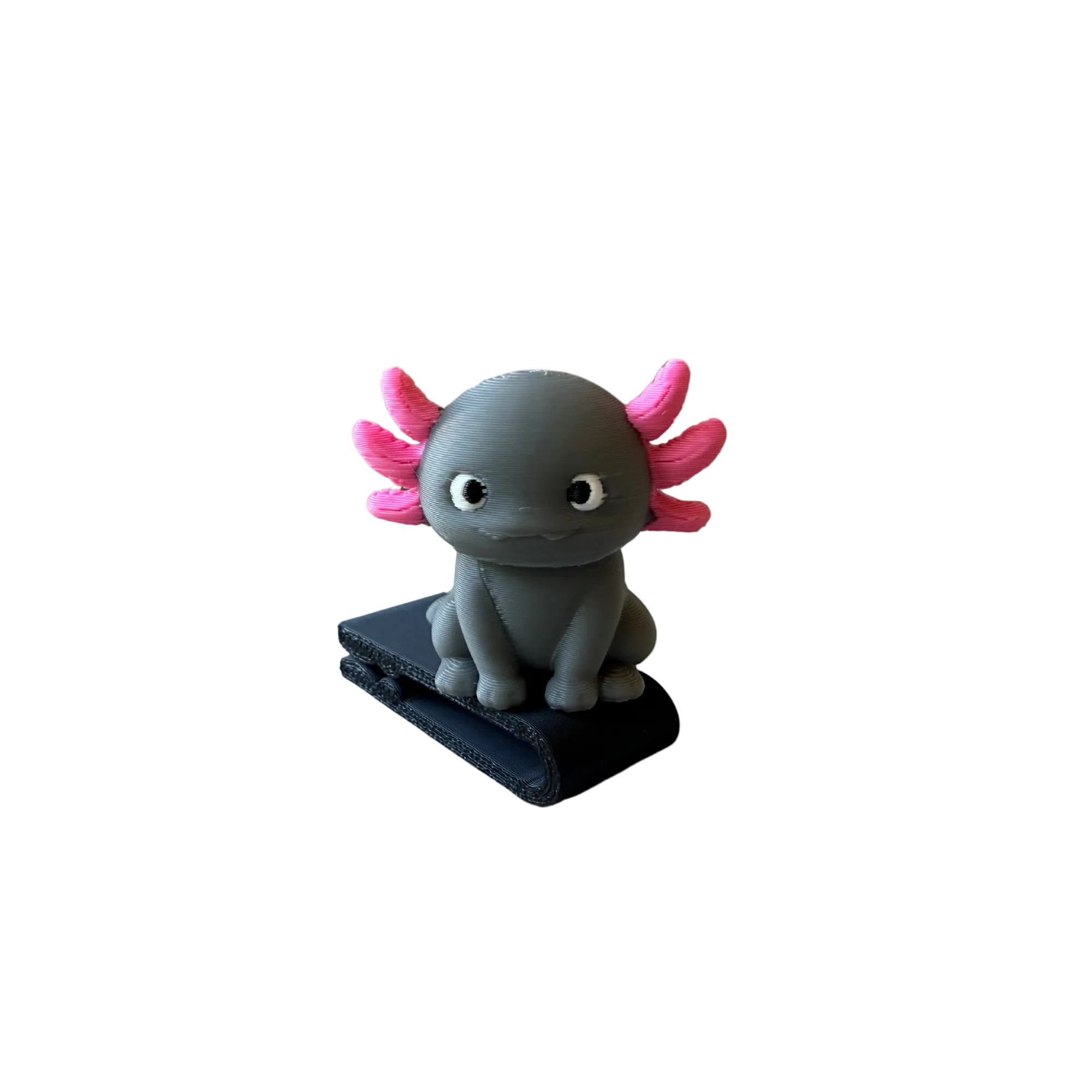 Axolotl BrimPets collectible clip for hats