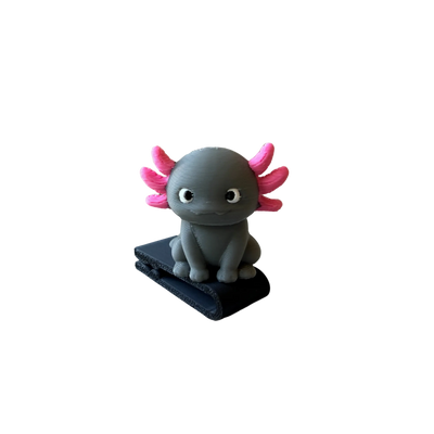 Gilly the Axolotl BrimPets™ Hat Clip | Hat Accessory