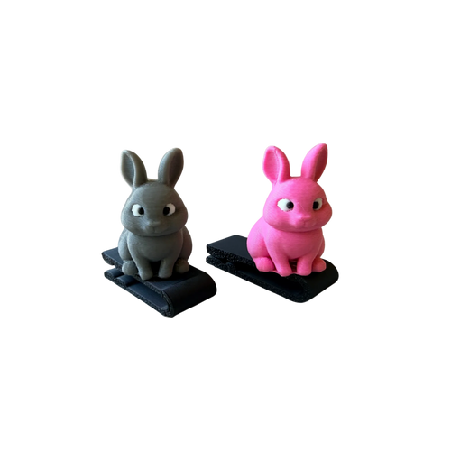 Bunny BrimPets collectible clip for hats