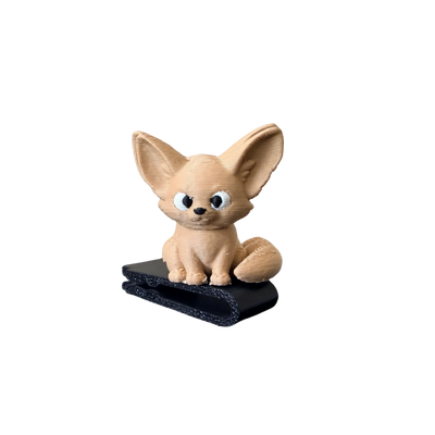 Thistle the Fennec Fox BrimPets™ Hat Clip | Hat Accessory