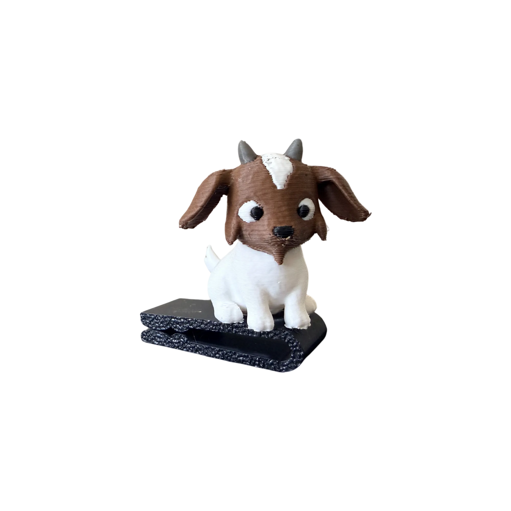 Goat BrimPets hat brim clip accessory for trucker hat – 3D printed – Hedrick Hat Co
