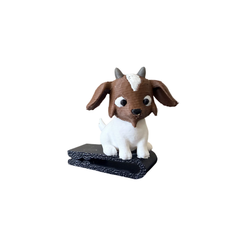Hazard the Goat BrimPets™ Hat Clip | Hat Accessory