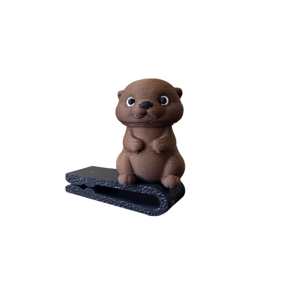 Otter BrimPets collectible clip for hats
