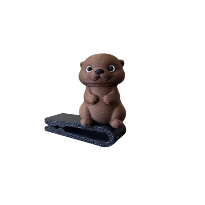Ollie the Otter BrimPets™ Hat Clip | Hat Accessory