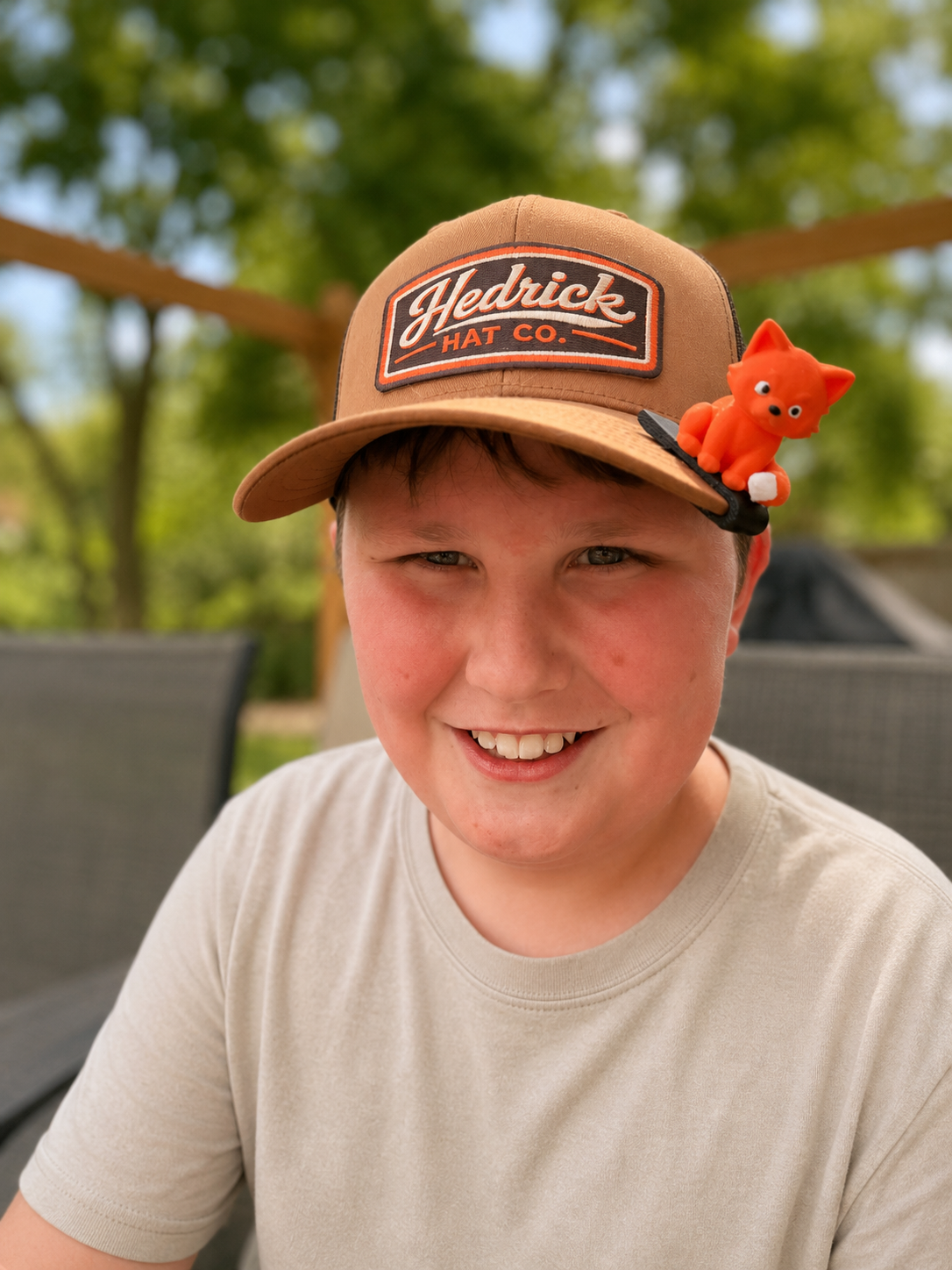Freddie the Sly Fox BrimPets™ Hat Clip | Hat Accessory